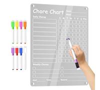 Family Task Board - Tabella Delle Responsabilità Giornaliere Settimanali Con Ricompense,Lavagna Magnetica Cancellabile Per Routine Per Bambini Adolescenti Famiglia