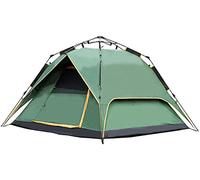 Family TentpopUpTents Outdoor Camping for 1 to 4person Automatic Opening Double Layer Tent with Carry Bag (Dark Green) Beautiful Scenery