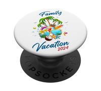 Family Vacation 2024 - Family & Couples Summer Vacation Trip PopSockets PopGrip Adesivo