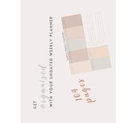 Family Weekly Planner: Weekly To Do List with 104 Notepad Undated Sheets (8.5"×11")