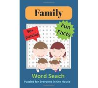 Family Word Search Puzzle Book: Puzzles & Surprising Facts for All Ages - Family bonding activity | Travel Size 6x9 50+ puzzles - Great Gift for Relaxation, Holidays | Easy to Read Print |