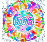 FAMKEEP 666 Pcs Palloncini D'Acqua,Palloncini da Acqua,Bombe D'Acqua per Bambini e Adulti,Giochi Acqua,Festa Estiva,Bombe D'acqua Outdoor Party Piscina Spiaggia Giardino