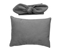 FAMKIT 2 pz/lotto Baby Super Soft Velvet Posing Cuscino + Fascia Neonato Fotografia Puntelli - Grigio