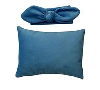 FAMKIT 2 pz/lotto Baby Super Soft Velvet Posing Cuscino + Fascia Neonato Fotografia Puntelli - Jeans Chiari Blu