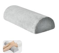 FAMKIT Cuscino in memory foam a mezza luna, versatile cuscino a mezza luna, con rivestimento in velluto rimovibile/lavabile, supporto efficace per collo, gambe e vita