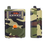 FAMKIT Llamada Electrónica/Señuelo Combinado Caza Señuelo Trampa Inalámbrico al AIRE Libre Mp3 Animal Pájaro Sonido Llamador Altavoz Riproduttore Amplificador Camuflaje Color Radio FM