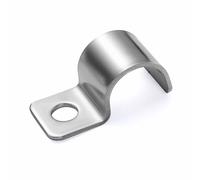 FamlTol 20 Pezzi Fermacavo unico foro Morsetti Per Tubi Foro Singolo Ad Alte Prestazioni Staffa Per Tubo Collari Per Tubi Per Tubi Acqua, Gas, Tubi PVC, Fissaggio Ø 12mm