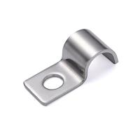 FamlTol 25 Pezzi Fermacavo unico foro Clip Per Cavi Dimensione Mini Ferma Cavi Muro Acciaio Inossidabile 304 Ferma Cavi Elettrici Per Cavi Pesanti,Fili,Cavi Di Rete, Installazioni Di Recinzioni Ø 5 mm