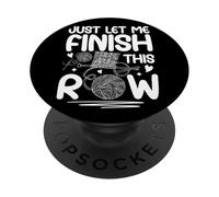 Fammi finire questo divertente lavoro a maglia PopSockets PopGrip Adesivo