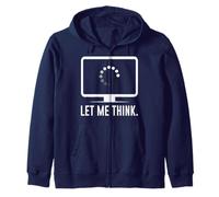 Fammi Pensare -Funny Coders Programmers Software Engineers IT Felpa con Cappuccio