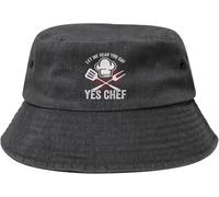 Fammi Sentire Che Dici di Sì, Chef Donne Uomo Cotone Cappello da Sole Pieghevole Cappello da Pescatore Traspirante Secchio Cappelli per Spiaggia All'Aperto Viaggi