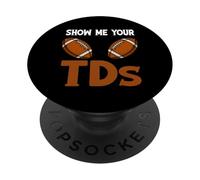 Fammi vedere il tuo giocatore di fantacalcio TdS Divertente tifoso di calcio PopSockets PopGrip Adesivo