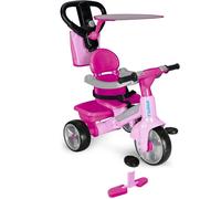 Famosa Feber Triciclo Baby Plus Music 3 in 1 Con Cappottina colore Rosa