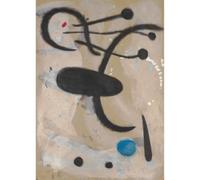 Famosa Joan Miró Wall Art 《Uccelli nello Spazio》 Poster Colorful Graffiti Canvas Painting Joan Miró Stampe per la Decorazione della Parete Domestica Picture 60x90cmx1 No Frame