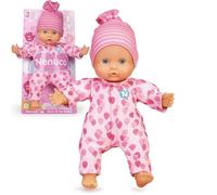Nenuco soft 3 funzioni, bambola morbida con 3 funzioni, con pigiamino rosa, per bambine e bambini da 1 anno