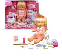 Nenuco princess, bambola 42 cm con capelli biondi e 10 accessori