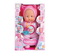NENUCO - BAMBOLA SOFT 30 CM 5 FUNZIONI ROSA