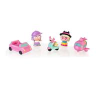Trotties - Tiny Pack 5 con veicoli, 3 mini veicoli e 2 mini personaggi da collezionare, per bambine/I da 3 anni,Famosa TFT26000
