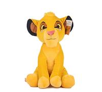 Famosa Softies - Peluche Simba del film Disney Il Re Leone, di medie dimensioni e consistenza morbida e morbida, ha un suono divertente, da regalare a qualsiasi età, (760021695)