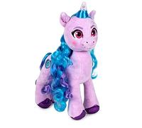 Famosa Softies - Peluche Unicorno Izzy Moonbow del film My Little Pony: Una Generazione, è di colore viola con i capelli blu e gli occhi rosa, misura circa 25 centimetri (760020962)