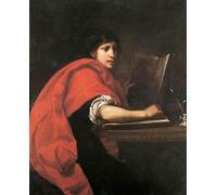 Famoso Dipinto Moderno, Quadro Da Parete San Giovanni Evangelista Di Francesco Furini, Poster Dipinto, Per Arredamento Casa 50x70 Cm Senza Cornice