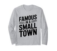 Famoso in Una Piccola Città Orgoglioso sostenitore Locale Maglia a Manica