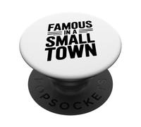 Famoso in una piccola città orgoglioso sostenitore locale PopSockets PopGrip Adesivo