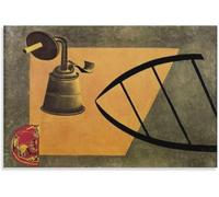 Famoso poster di Joan Miro《La lampada al carburo》Arte della parete Surrealismo Joan Miro Stampe Pittura su tela vintage per la decorazione della parete domestica Immagine 70x50cm senza cornice