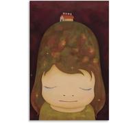 Famoso Yoshitomo Nara Poster Home Wall Art Ragazza Tela Pittura Yoshitomo Nara Stampe Immagini Astratte Per Soggiorno Decor 30x40cm No Frame