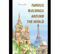 Famous buildings around the world. Colouring book