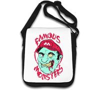 Famous Monsters Gaming Zombie Borsa a tracolla bianca