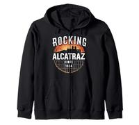 Famous Prison Alcatraz Island Prison History Escape Felpa con Cappuccio