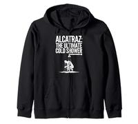 Famous Prison Alcatraz Island Prison History Escape Felpa con Cappuccio