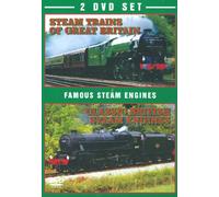 Famous Steam Engines 2 DVD Set - Steam Trains of Great Britain & Classic British Steam Engines