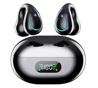 Famous Tech Shop - Auricolari per traduzione AI, traduttore linguistico con Bluetooth, controllo touch e custodia di ricarica