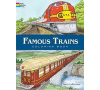 Famous Trains: Coloring Book