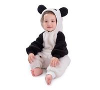 famuka Bambina Bambino Inverno Pagliaccetto Tigre Cucire Animale Stile Flanella Cosplay Halloween Costume Attrezzatura (Bianco, 12-18M)