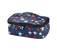famyily Blu scuro stelle 4 di luglio Giorno dell'Indipendenza Borsa per il pranzo per le donne Lunch Cooler Lunch Box per le donne Termico Lunch Box College