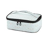 famyily Blue Streak and Little Fish Borse per il pranzo per le donne Cooler Lunch Bag Ragazze Lunch Box Mini Cooler Pasto Termico Tote Ufficio