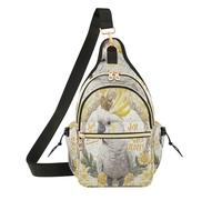 famyily Borsa a tracolla da donna, alla moda, borsa sportiva da viaggio, con simpatico gnomo da pickball, Solo una ragazza che ama il cacatua