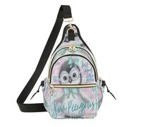 famyily Borsa a tracolla da donna, alla moda, casual, per corsa, escursionismo, solo una ragazza che ama il cucciolo, Solo una ragazza che ama il pinguino