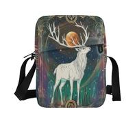 famyily Borsa a tracolla per gli uomini Borse a tracolla per le donne Borse a tracolla tracolla regolabile per lavoro - Dreamy Colors Tarocchi Cervo