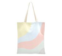 Famyily - Borsa da donna in tela con motivo patchwork colorato, per lavoro, tutto