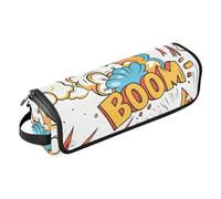 famyily Borsa da viaggio per utensili da donna con tappetino resistente al calore, borsa da viaggio organizer per ferri da stiro, piastre, ferri arricciacapelli, lettere in stile cartone animato