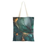 famyily Borsa di tela di canapa di lusso verde di marmo di tessitura borse di tela per le donne per la borsa della spiaggia della