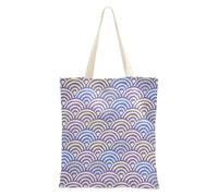 famyily Borsa di tela di tela di arte variopinta totes per le donne per il collega tutto il sacchetto