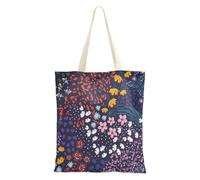 famyily Borsa di tela Tote Colorata Piccola Liberty Blooming Flower Cloth Tote Bags con manici per Dail riutilizzabile Tote Bag