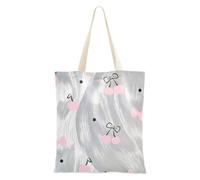 famyily Borsa di totalizzatore della tela delle ciliegie della pesca per le donne di tela per le borse di totalizzatore iniziali del collega per le donne
