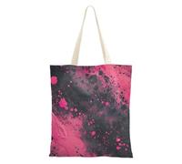 famyily Borsa di totalizzatore della tela delle donne di disegno della polvere nera e dell'inchiostro della tela delle borse di totalizzatore per la totalizzatore