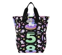 famyily Borsa per pannolini per bambini, borse per pannolini da viaggio | Elegante borsa da viaggio per maternità, regali per baby shower, unicorni numeri matematica